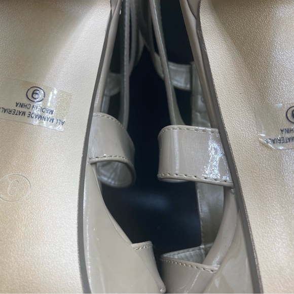 Paprika Tan size 9 open toe heels shoe with straps - Picture 11 of 12